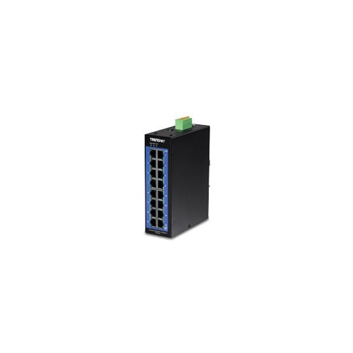 TRENDnet TI-G160I - Switch - managed - 16 x 10/100/1000 - an DIN-Schiene montierbar - Gleichstrom afbeelding 1