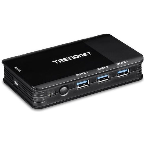 TRENDnet TK-U404 - Hub - 4 x USB 3.1 (für PCs) + 4 x USB 3.1 (für Geräte) - Desktop afbeelding 1