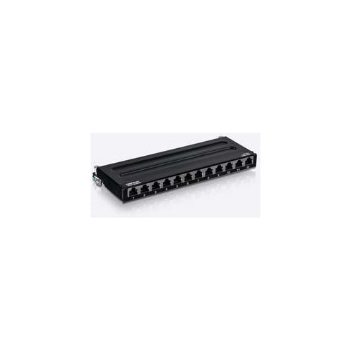 TRENDnet TC-P12C6AS - Patch Panel - geeignet für Wandmontage - RJ-45 X 12 - 0.5U afbeelding 1