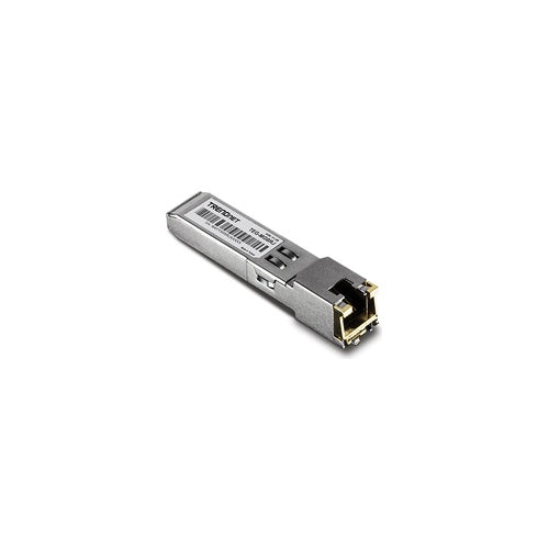 TRENDnet TEG MGBRJ - Version v1.0R - SFP (Mini-GBIC)-Transceiver-Modul - GigE - 1000Base-T - RJ-45 - bis zu 100 m afbeelding 1