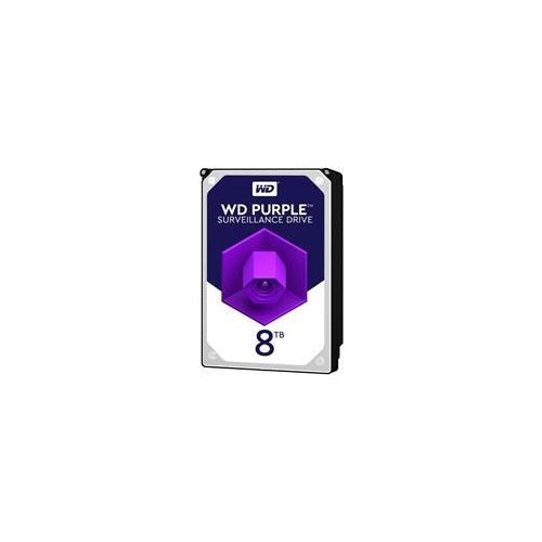 WD Purple WD82PURZ - Festplatte - 8TB - intern - 3.5" (8,9 cm) - SATA 6Gb/s - 7200 U/min - Puffer: 256MB (WD82PURZ) afbeelding 1
