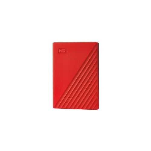 WD My Passport WDBPKJ0040BRD - Festplatte - verschlüsselt - 4TB - extern (tragbar) - USB3.0 - 256-Bit-AES - Rot (WDBPKJ0040BRD-WESN) afbeelding 1
