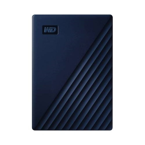 WD My Passport for Mac WDBA2F0050BBL - Festplatte - verschlüsselt - 5TB - extern (tragbar) - USB3.0 - 256-Bit-AES - Blau (WDBA2F0050BBL-WESN) afbeelding 1