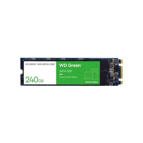 WD Green WDS240G3G0B - SSD - 240GB - intern - M.2 2280 - SATA 6Gb/s (WDS240G3G0B) afbeelding 1