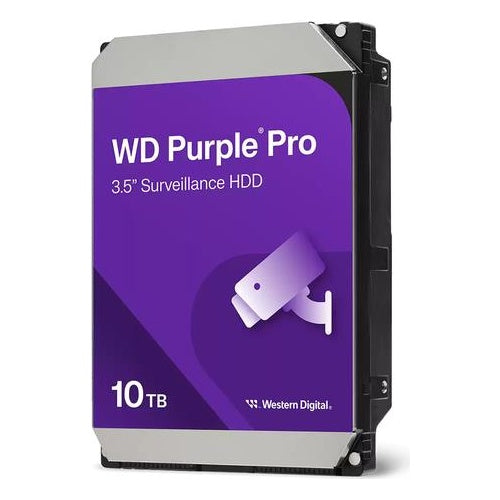 WD Purple Pro WD102PURP - Festplatte - 10TB - intern - 3,5" (8,9 cm) - SATA 6Gb/s - 7200 rpm - Puffer: 512MB (WD102PURP) afbeelding 1