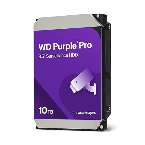 WD Purple Pro WD102PURP - Festplatte - 10TB - intern - 3,5" (8,9 cm) - SATA 6Gb/s - 7200 rpm - Puffer: 512MB (WD102PURP) afbeelding 2