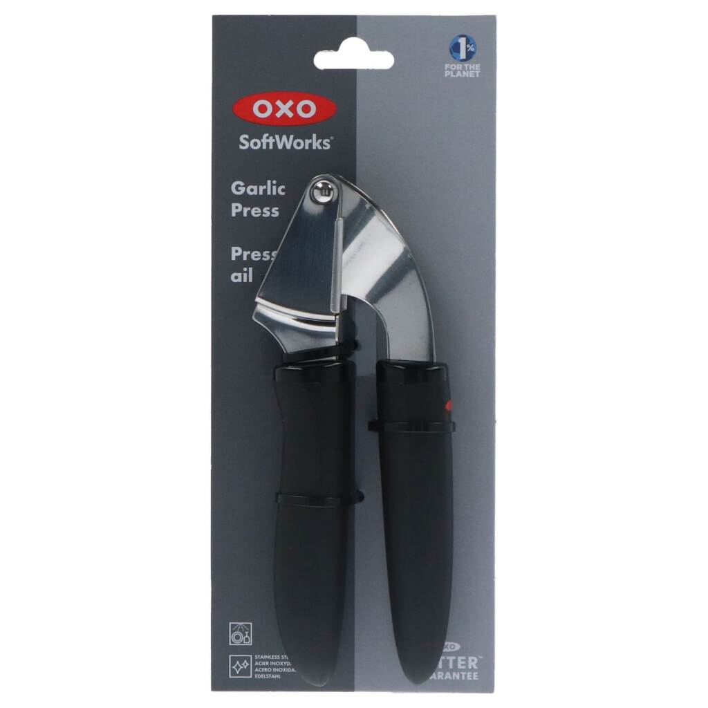 OXO SoftWorks Garlic Press Stainless Steel/Black