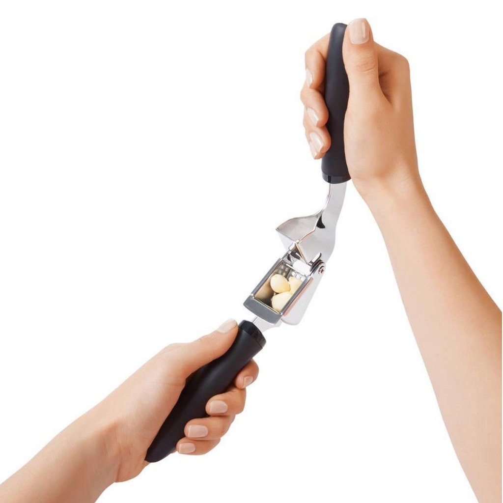 OXO SoftWorks Garlic Press Stainless Steel/Black