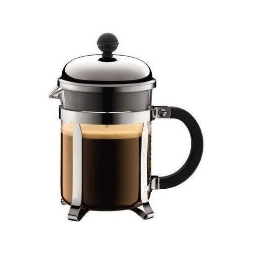 CHAMBORD - Cafetiere a piston BODUM , 4 tasses, 0.5 l, acier inox afbeelding 1