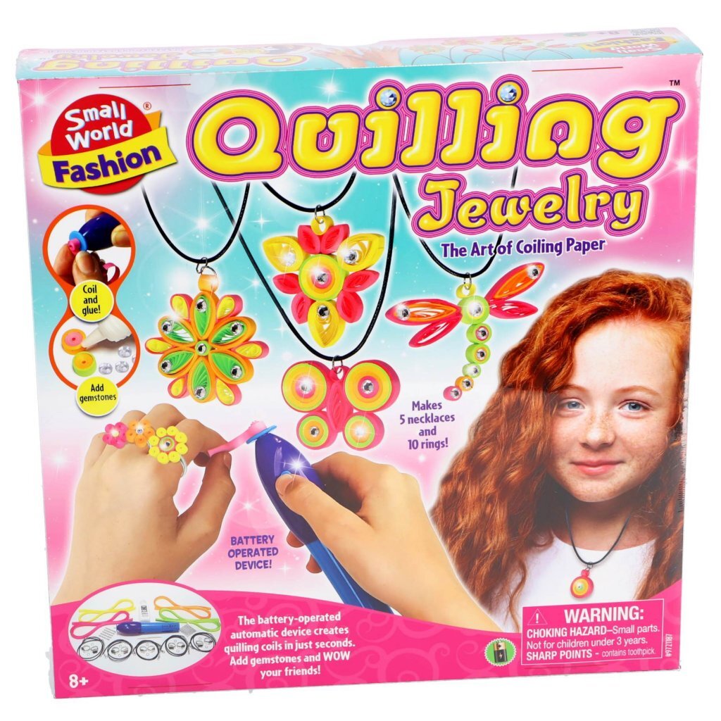 Small World Creative Paper Quilling Jewelry Kit