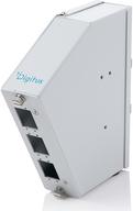 Digitus LWL DIN Rail 6 SC DX/LC Quad Angled Gray - Model DN-96893