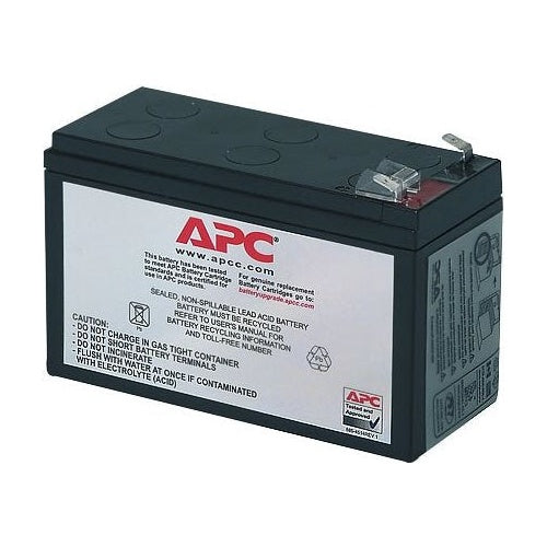 APC Replacement Battery Cartridge #17 - USV-Akku - 1 x Batterie - Bleisäure - Schwarz - für P/N: BE850G2, BE850G2-CP, BE850G2-FR, BE850G2-IT, BE850G2-SP, BVN900M1, BVN950M2 (RBC17) afbeelding 1