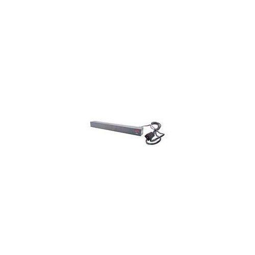 APC Basic Rack-Mount PDU - Steckdosenleiste (Rack - einbaufähig) - Wechselstrom 208/230 V - Eingabe, Eingang IEC 60320 C20 - Ausgangsanschlüsse: 12 (power IEC 60320 C13) - 1U - 48,3 cm (19") - 2,5m Schnur - Schwarz - für P/N: SMTL1000RMI2UC afbeelding 2