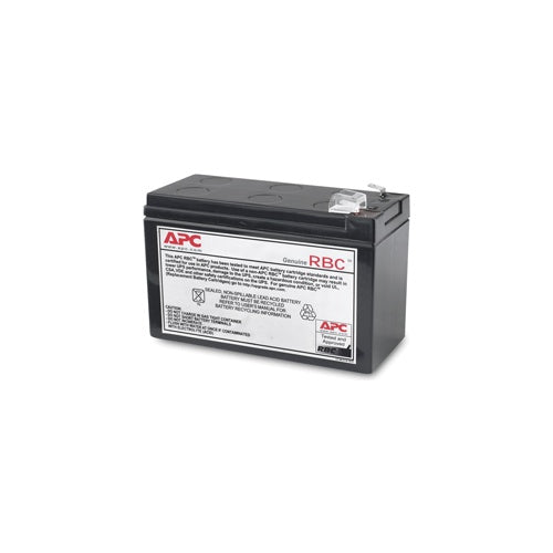 APC Replacement Battery Cartridge #110 - USV-Akku - 1 x Batterie - Bleisäure - Schwarz - für P/N: BE650G2-CP, BE650G2-FR, BE650G2-GR, BE650G2-IT, BE650G2-SP, BE650G2-UK, BR650MI (APCRBC110) afbeelding 1