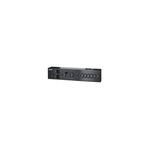 APC Service Bypass Panel - Stromverteilungseinheit (Rack - einbaufähig) - Wechselstrom 230 V - 3000 VA - Eingabe, Eingang IEC 60320 C20 - Ausgangsanschlüsse: 8 - 2U - Schwarz - für P/N: AR3003, AR3003SP, SRT1000RMXLI, SRT1000RMXLI-NC, SRT22 afbeelding 1