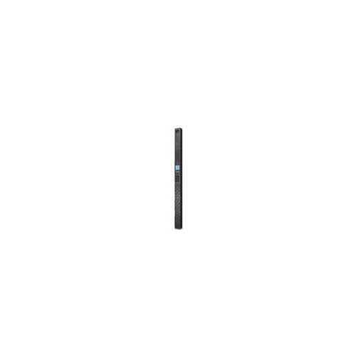 APC Metered Rack PDU - Steckdosenleiste (Rack - einbaufähig) - Wechselstrom 200/208/230 V - RS-232 - Eingabe, Eingang IEC 60320 C20 - Ausgangsanschlüsse: 20 (IEC 60320 C13, IEC 60320 C19) - Schwarz - für P/N: AR3100, AR3150, SMX3000RMHV2UNC afbeelding 1