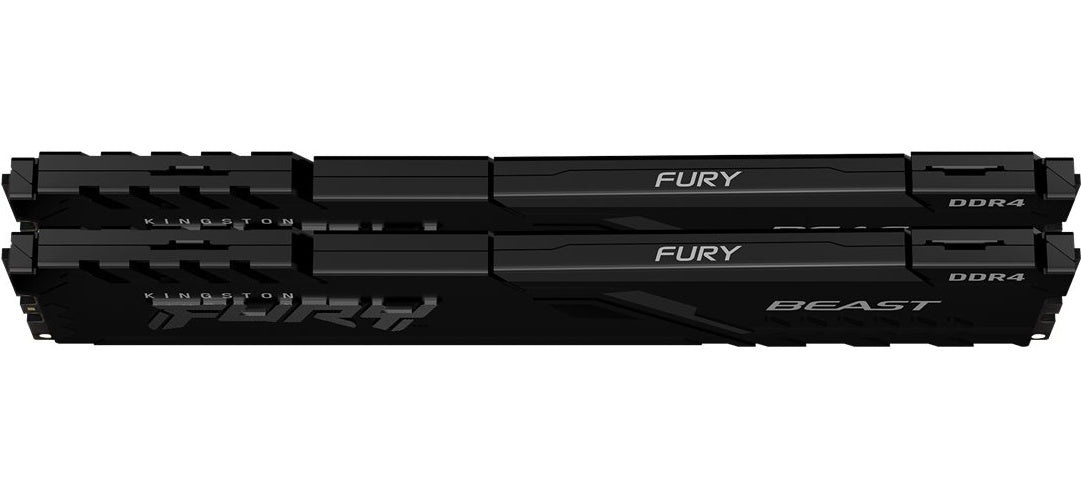 KINGSTON VRAM 32G 3200MH DDR4DIMM Kit2 FURYBeast Blck (KF432C16BBK2/32) afbeelding 1