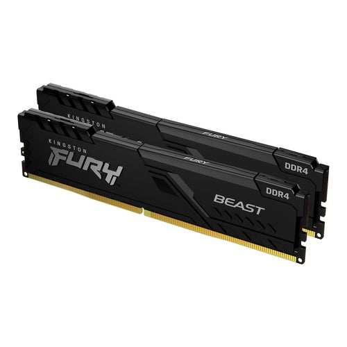 KINGSTON VRAM 32G 3200MH DDR4DIMM Kit2 FURYBeast Blck (KF432C16BB1K2/32) afbeelding 1