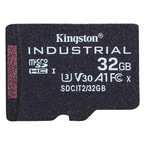 Kingston | Industrial MicroSD Card | 32GB A1 V30 UHS-I U3 Class 10 | For Cameras Drones Smartphones | MicroSDHC Card afbeelding 1