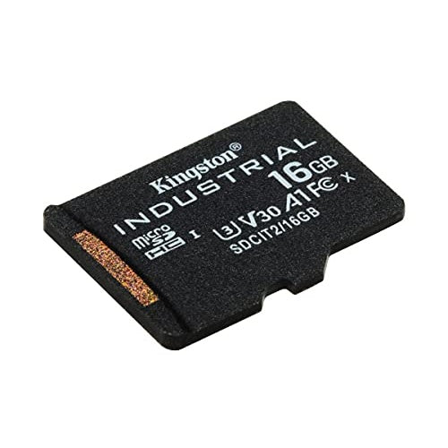 Kingston Industrial | MicroSDHC Card 16GB - UHS-I U3 V30 A1 Class 10 | For Cameras And Android Devices | Black afbeelding 2