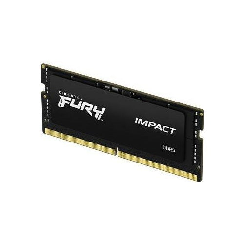 Kingston FURY Impact - DDR5 - Modul - 16 GB - SO DIMM 262-PIN - 4800 MHz / PC5-38400 - CL38 - 1.1 V - ungepuffert - on-die ECC (KF548S38IB-16) afbeelding 1