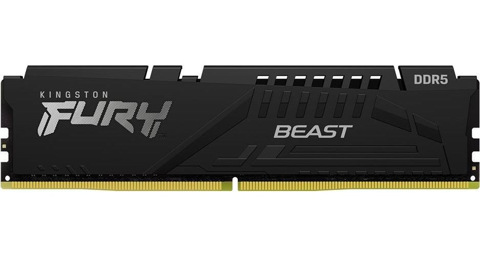 Kingston FURY Beast - DDR5 - Modul - 32 GB - DIMM 288-PIN - 2800 MHz / PC5-44800 - CL40 - 1.25 V - ungepuffert - on-die ECC (KF556C40BB-32) afbeelding 1