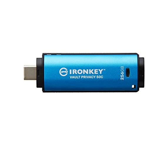 Kingston IronKey Vault Privacy 50C - USB-Flash-Laufwerk - verschlüsselt - 256GB - USB-C 3,2 Gen 1 - TAA-konform (IKVP50C/256GB) afbeelding 5