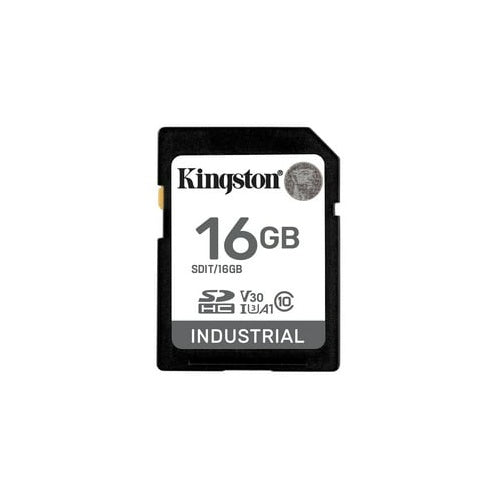 Kingston Industrial - Flash-Speicherkarte - 16GB - A1 / Video Class V30 / UHS-I U3 / Class10 - microSDHC UHS-I (SDIT/16GB) afbeelding 1