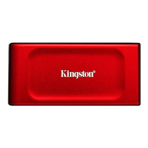 Kingston XS1000 - SSD - 2TB - extern (tragbar) - USB 3,2 Gen 2 (USB-C Steckverbinder) - Rot (SXS1000R/2000G) afbeelding 1