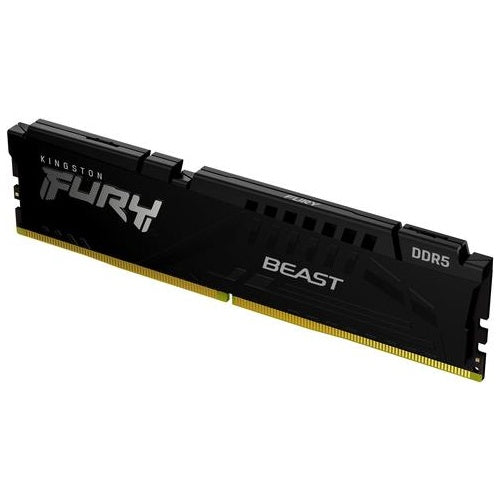 Kingston FURY Beast - DDR5 - Modul - 16 GB - DIMM 288-PIN - 6400 MHz / PC5-51200 - CL32 - 1.4 V - ungepuffert - on-die ECC - Schwarz (KF564C32BBE-16) afbeelding 1