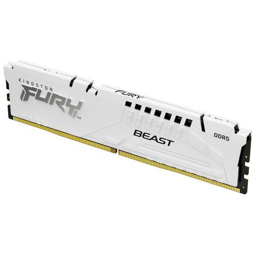 Kingston FURY Beast - DDR5 - Modul - 32GB - DIMM 288-PIN - 6000 MHz / PC5-48000 - CL30 - on-die ECC - weiß (KF560C30BWE-32) afbeelding 1