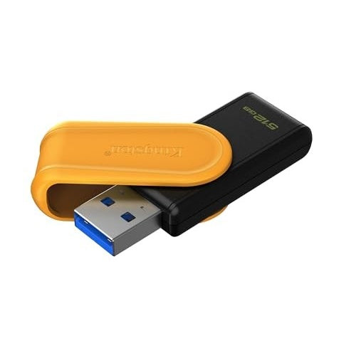 Kingston | USB Flash Drive | DTXS/512GB 512GB USB 3.2 Gen 1 Exodia S | For PC And Mac - Black Yellow afbeelding 2