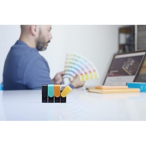 Kingston | USB Flash Drive | DTXS/512GB 512GB USB 3.2 Gen 1 Exodia S | For PC And Mac - Black Yellow afbeelding 6