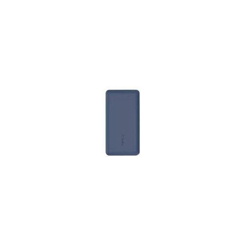 Belkin BoostCharge - Powerbank - 10000 mAh - 18 Watt - 3 Ausgabeanschlussstellen (24 pin USB-C, 2 x USB) - Blau (BPB011BTBL) afbeelding 1