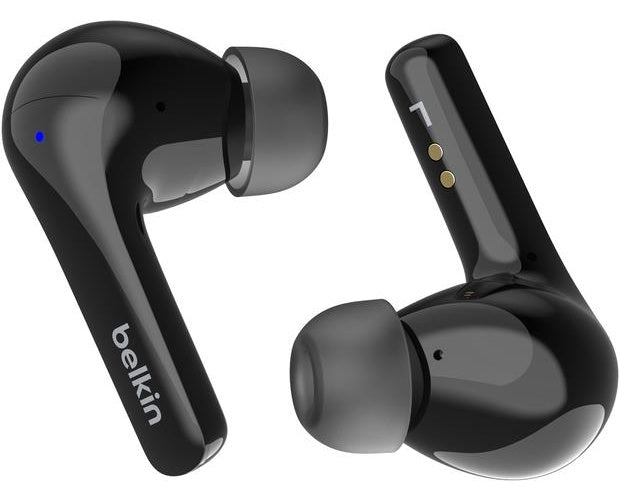 Belkin SoundForm Motion - True Wireless-Kopfhörer mit Mikrofon - im Ohr - Bluetooth - aktive Rauschunterdrückung - Geräuschisolierung - Schwarz (AUC010BTBK) afbeelding 1
