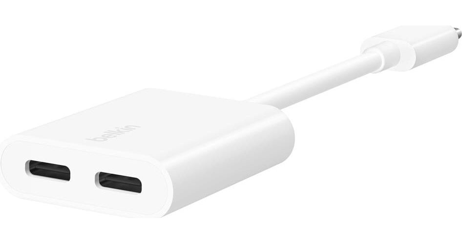 Belkin F7U081BTWH - USB Typ-C - USB Typ-C - Weiß - 60 W - Rundkabel - iPad (10.9") 10th Gen iPad Pro (11") 3rd Gen iPad Pro (12.9") 5th Gen iPad Pro (12.9) 3rd Gen... (F7U081btWH) afbeelding 1