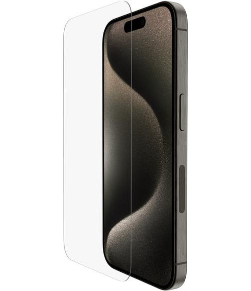 Belkin UltraGlass 2 - Bildschirmschutz für Handy - 9H, behandelt - Glas - für Apple iPhone 15 Pro (OVA133ZZ) afbeelding 1