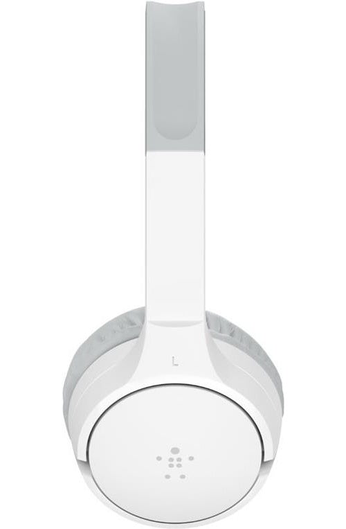 Belkin SoundForm Mini - Kopfhörer mit Mikrofon - On-Ear - Bluetooth - kabellos, kabelgebunden - 3,5 mm Stecker - weiß (AUD002BTWTV3) afbeelding 1