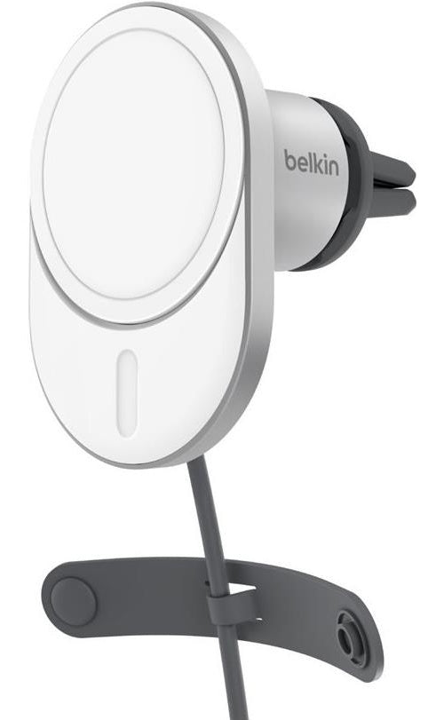 Belkin BoostCharge Pro - Kfz-Halterung für induktives Laden - magnetisch mit Qi2 - 15 Watt - Fast Charge - Grau (WIC008BTGR-NCV2) afbeelding 1
