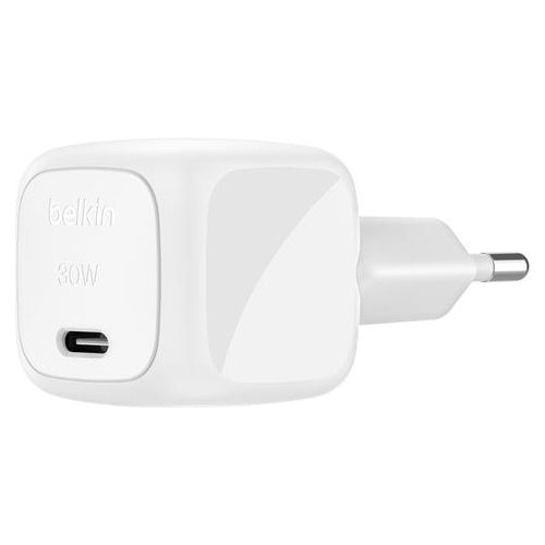 Belkin | USB PD Wall Charger WCA008KQWH 30W PPS USB-C Power Delivery | For USB-C Devices | White afbeelding 1