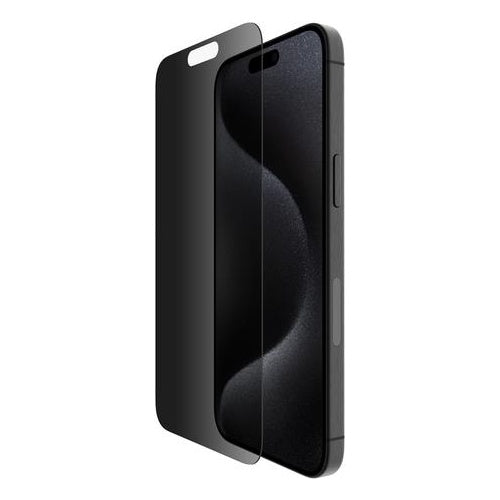 Belkin InvisiGlass - Bildschirmschutz für Handy - behandelt - Glas - mit Sichtschutzfilter - 2-Wege - für Apple iPhone 16 Pro Max (OVA170HQ) afbeelding 1