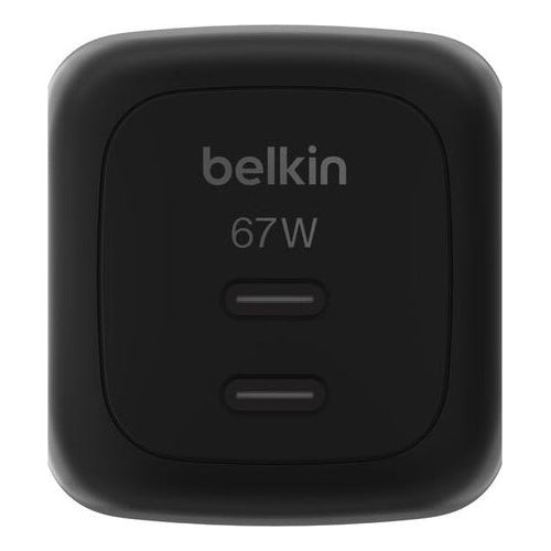 Belkin BoostCharge 67W DUAL USB-C LADE (WCH020KQBK) afbeelding 1
