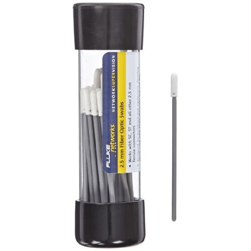 Fluke Networks SC, ST, 2,5mm port cleaning swabs (50 count) - Glasfaser-Reinigungsstäbchen - für FiberInspector Mini and Cleaning Kit (NFC-Swabs-2.5mm) afbeelding 4