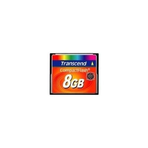 Transcend - Flash-Speicherkarte - 8GB - 133x - CompactFlash (TS8GCF133) afbeelding 1