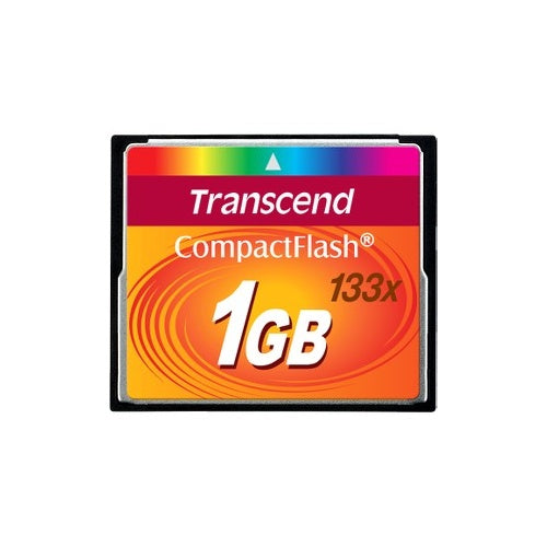 Transcend - Flash-Speicherkarte - 1GB - 133x - CompactFlash Card (TS1GCF133) afbeelding 1