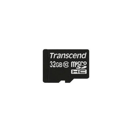 Transcend - Flash-Speicherkarte - 32GB - Class 10 - microSDHC (TS32GUSDC10) afbeelding 1