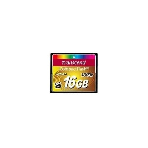 Transcend Ultimate - Flash-Speicherkarte - 16GB - 1000x - CompactFlash (TS16GCF1000) afbeelding 1