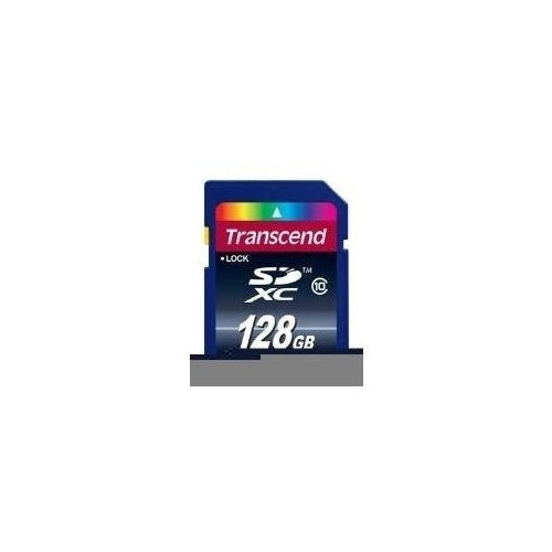 Transcend Premium - Flash-Speicherkarte - 128GB - Class 10 - SDXC (TS128GSDXC10) afbeelding 1
