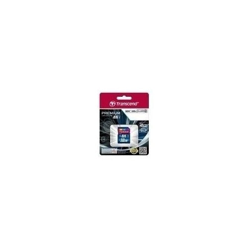 Transcend SDHC Class 10 UHS-I (Premium) - Flash-Speicherkarte - 16GB - UHS Class 1 / Class10 - SDHC UHS-I (TS16GSDU1) afbeelding 1