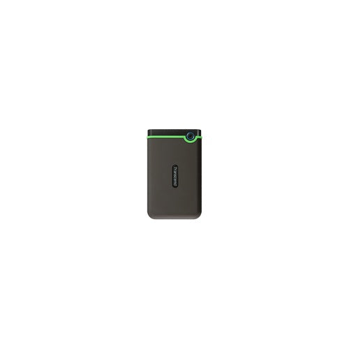 Transcend StoreJet 25M3 - Festplatte - 2 TB - extern (tragbar) - 2.5" (6.4 cm) - USB 3.1 Gen 1 - 256-Bit-AES - Iron Gray afbeelding 1